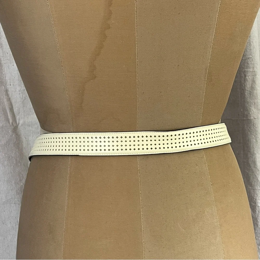 2/$20 Women’s Diamond Punched Belt with Square Buckle